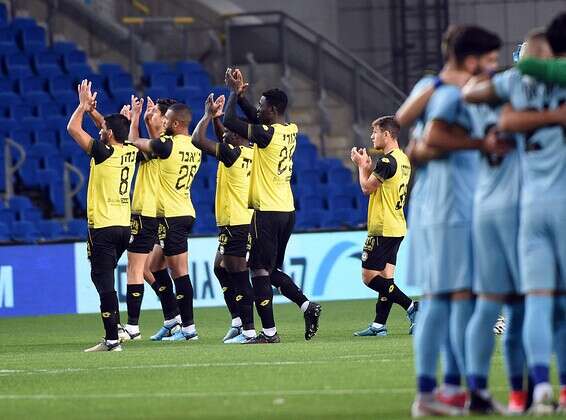 מכבי נתניה חוגגת על חשבון בית"ר // צילום: ברני ארדוב