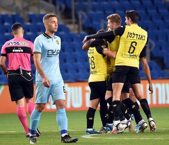 מכבי נתניה חוגגת על חשבון בית"ר // צילום: ברני ארדוב