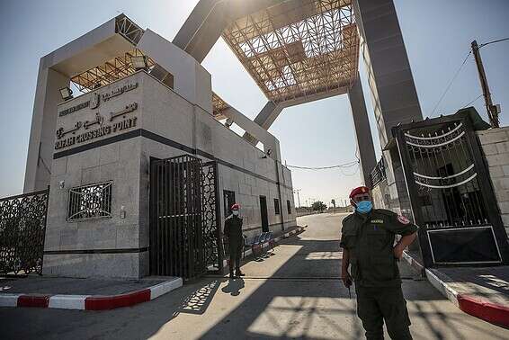 מעבר רפיח, לפני כחודש // צילום: אי.פי.איי