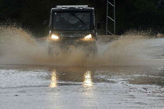 חשש להצפות בכבישים // צילום: אייל מרגולין/ג'יני
