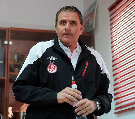 גוטמן בתקופה בהפועל. בשביל דה סילבה הוא מספר אחת // צילום: ברני ארדוב