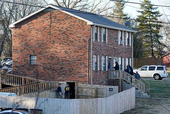 הבית עליו פשטו השוטרים באנתיוק // צילום: רויטרס