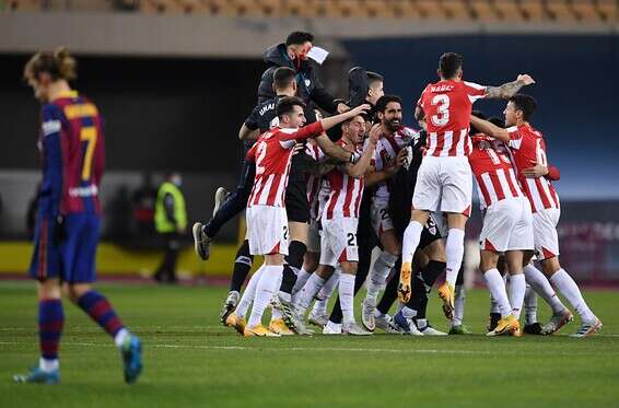 בילבאו חוגגת בסיום // צילום: רויטרס