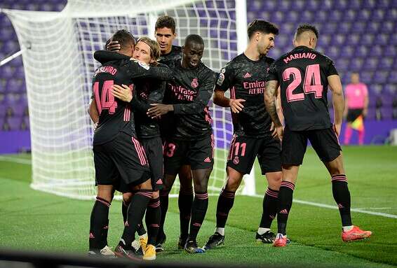 ריאלמדריד חוגגת 0:1 מול ויאדוליד // צילום: רויטרס