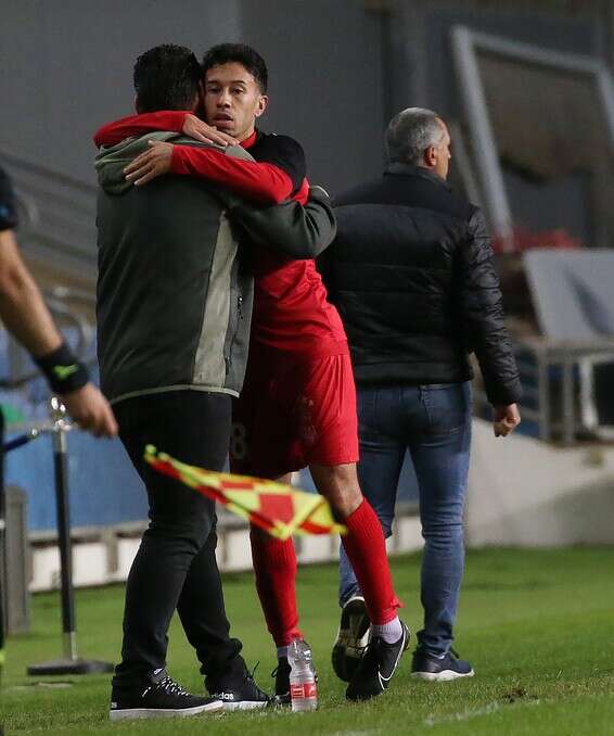 סבסטיאן ולסקז חוגג. עשה את ההבדל // צילום: אודי ציטיאט