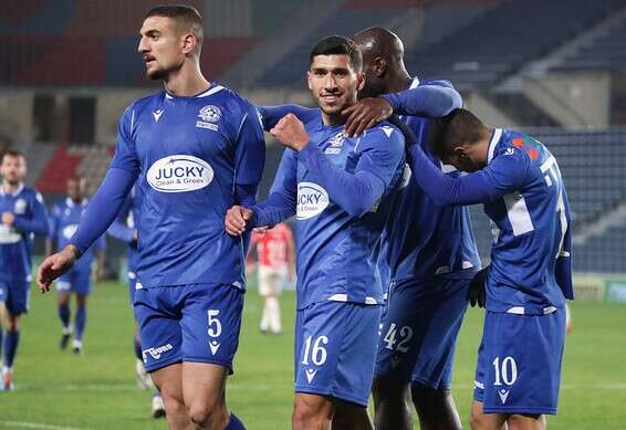 ליאל עבדה חוגג את השער היקר שלו // צילום: דני מרון