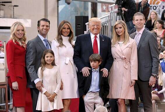 משפחת טראמפ // צילום: רויטרס