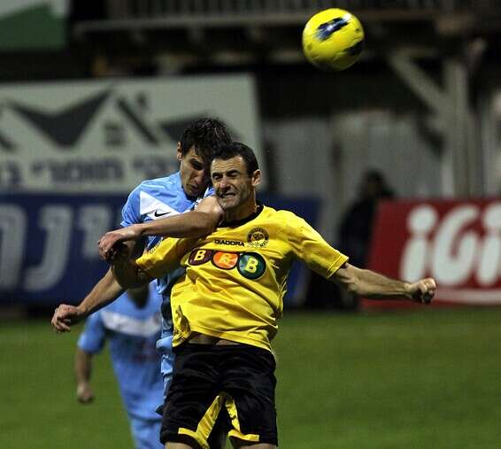 קרופניק בפעולה. "הליגה הישראלית? פחות טובה מאז שעזבתי" // צילום: עודד קרני