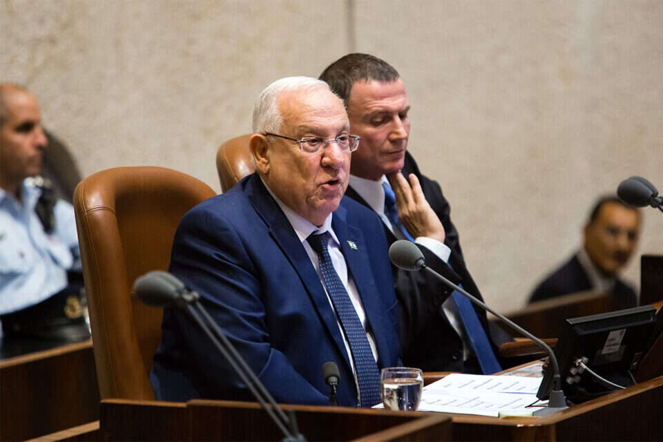ריבלין במליאת הכנסת // צילום: דודי ועקנין (ארכיון) // ריבלין במליאת הכנסת // צילום: דודי ועקנין (ארכיון) ,