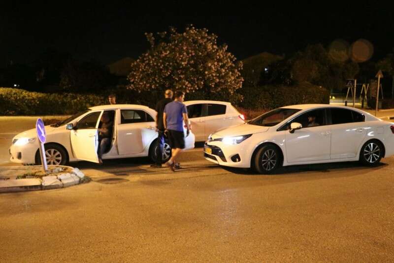 זירת הרצח בכביש 411 // צילום: אמיר מאירי