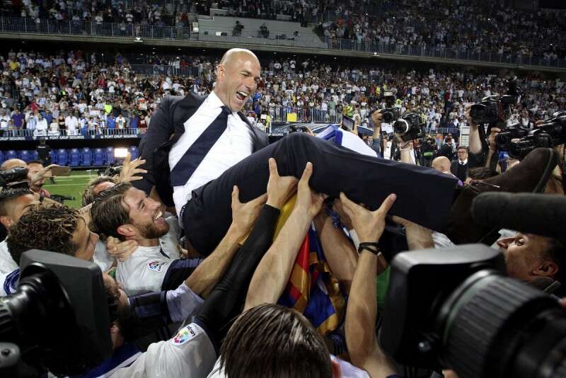 זינדין זידאן. אין ספק לגבי העבודה הטקטית שעשה