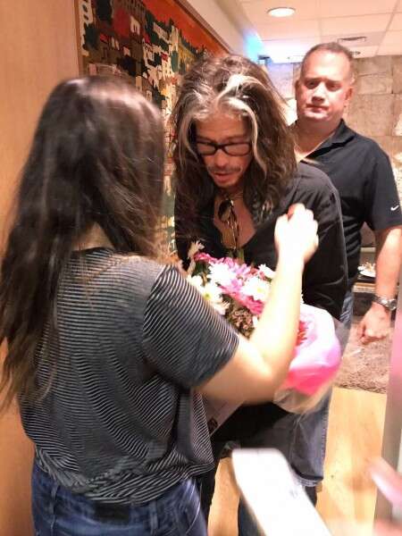 סולם להקת אירוסמית' סטיב טיילור // צילום: חי שלום