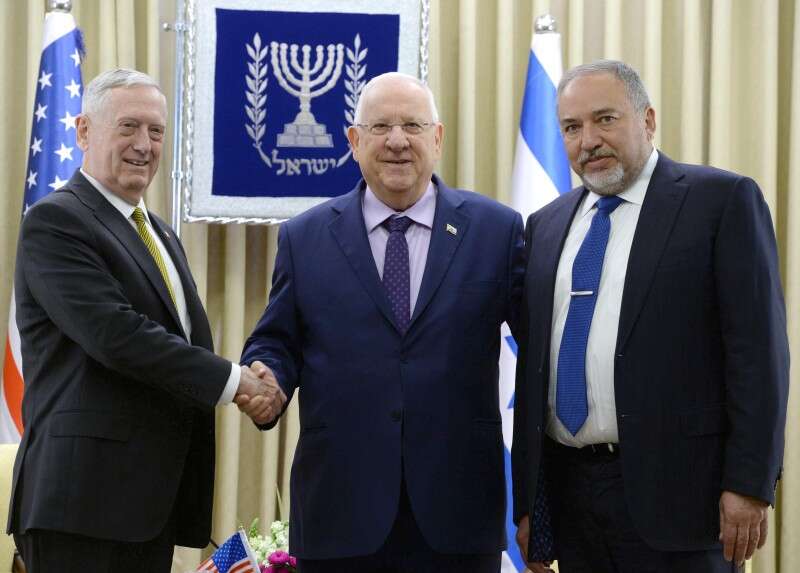 ליברמן, ריבלין ומאטיס // צילום: מארק ניימן/לע"מ