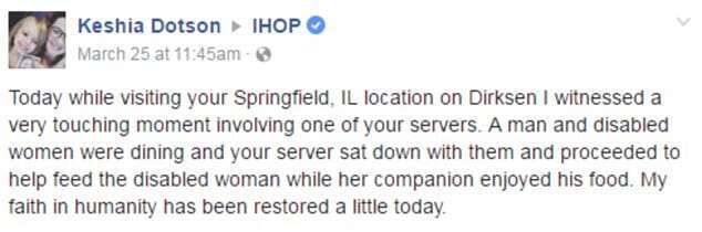 הפוסט שהפך את ג'ו לכוכב רשת // צילום: פייסבוק