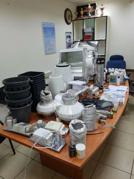 המעבדה // צילום: דוברות המשטרה