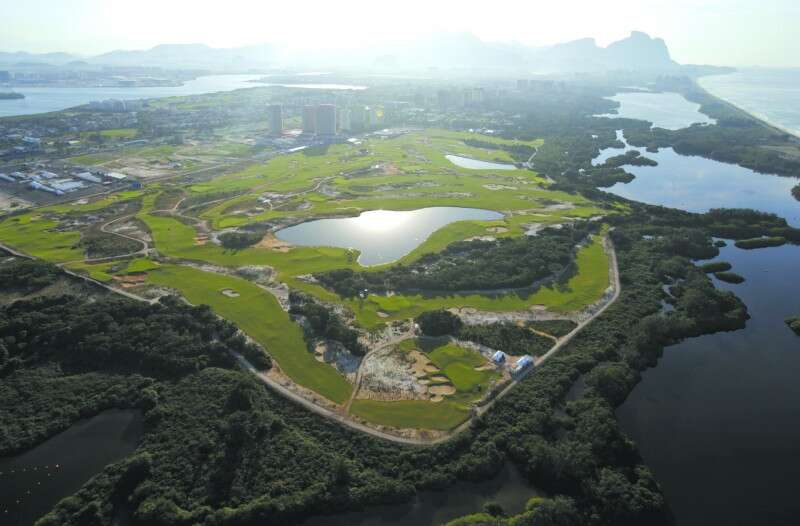 מתחם הגולף בברזיל. הענף חוזר למשחקים לאחר 112 שנה // צילום: רויטרס
