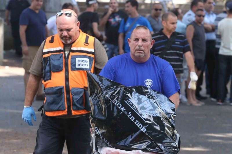 הזירה בה נמצאה המזוודה וגופתה המבותרת של אילונה דניס, באוגוסט 2013 // צילום: יהושע יוסף