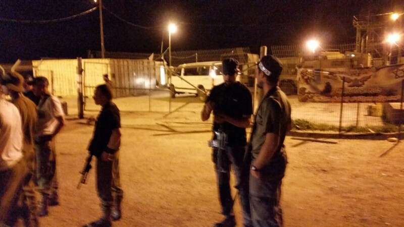 זירת האירוע בהר ברכה // צילום: נדב גולדשטיין/TPS