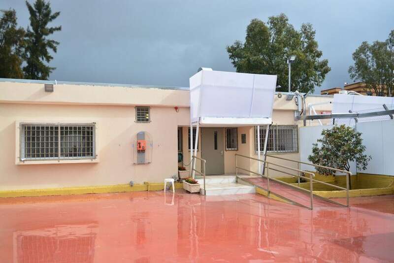 חצר אגף 10 // צילום: שב"ס