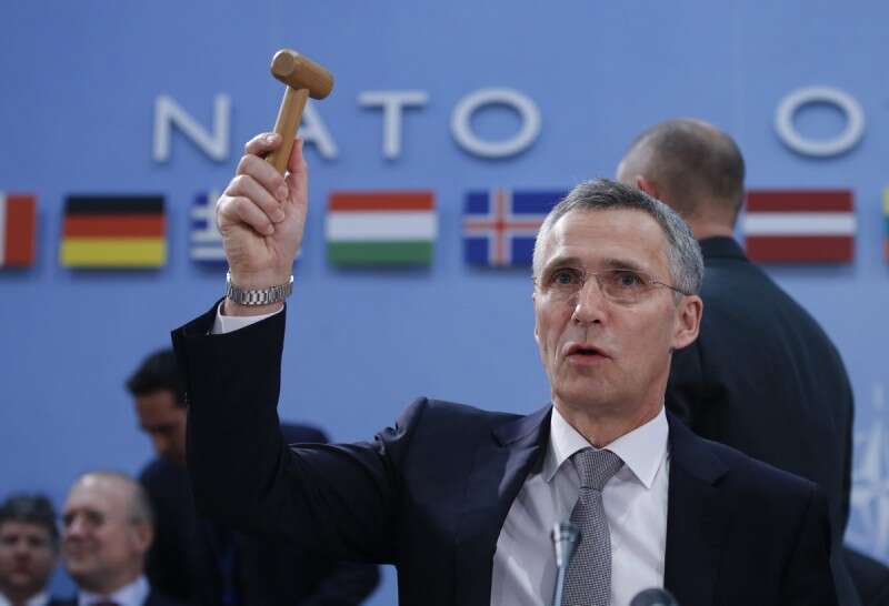 "לא מלחמה בין המערב לאסלאם אלא נגד הטרור"; מזכ"ל נאטו, ג'אנס סטולטנברג // צילום: אי.פי.איי