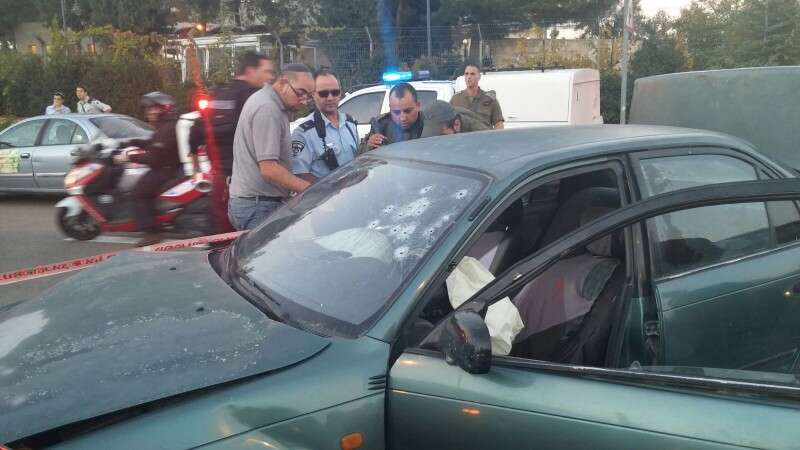 זירת האירוע בגוש עציון // צילום: כבאות אש יו"ש