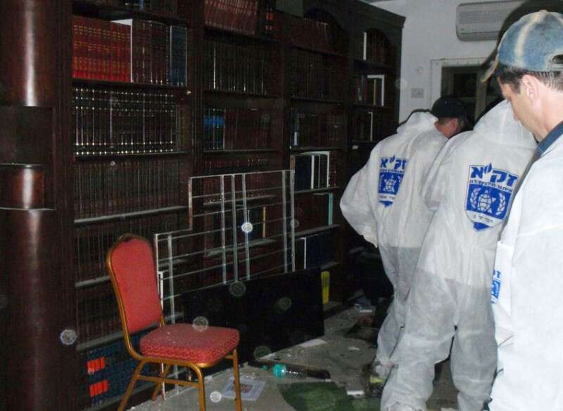 זירת הפיגוע בבית חב"ד ב־2008 \ צילום ארכיון: דוברות זק"א