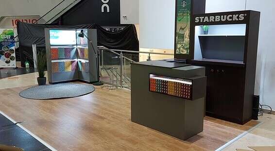 הפופ אפ של סטארבקס בדיזנגוף סנטר // צילום: יחצ