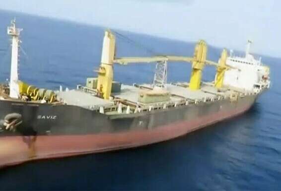 פגיעה לצורך איתות. הספינה "סאביז"