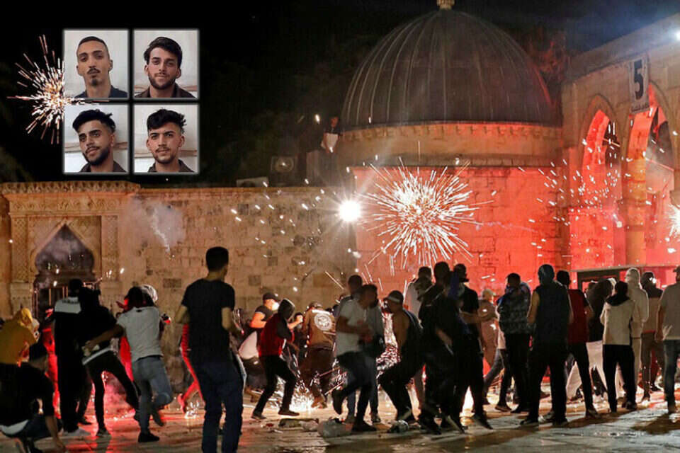 העצורים על רקע ההתפרעויות בירושלים , אי.אף.פי