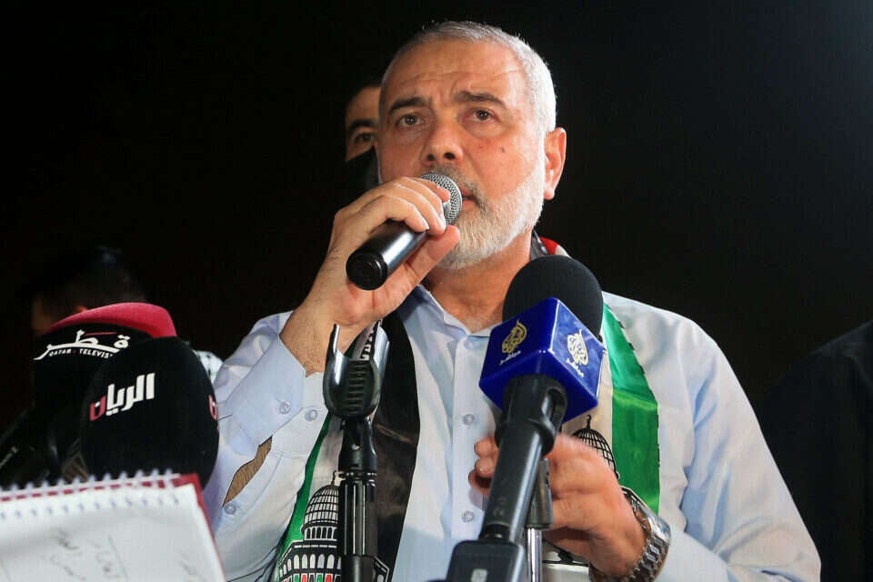 הנייה שוחח עם המצרים // צילום: איי.אף.פי , 