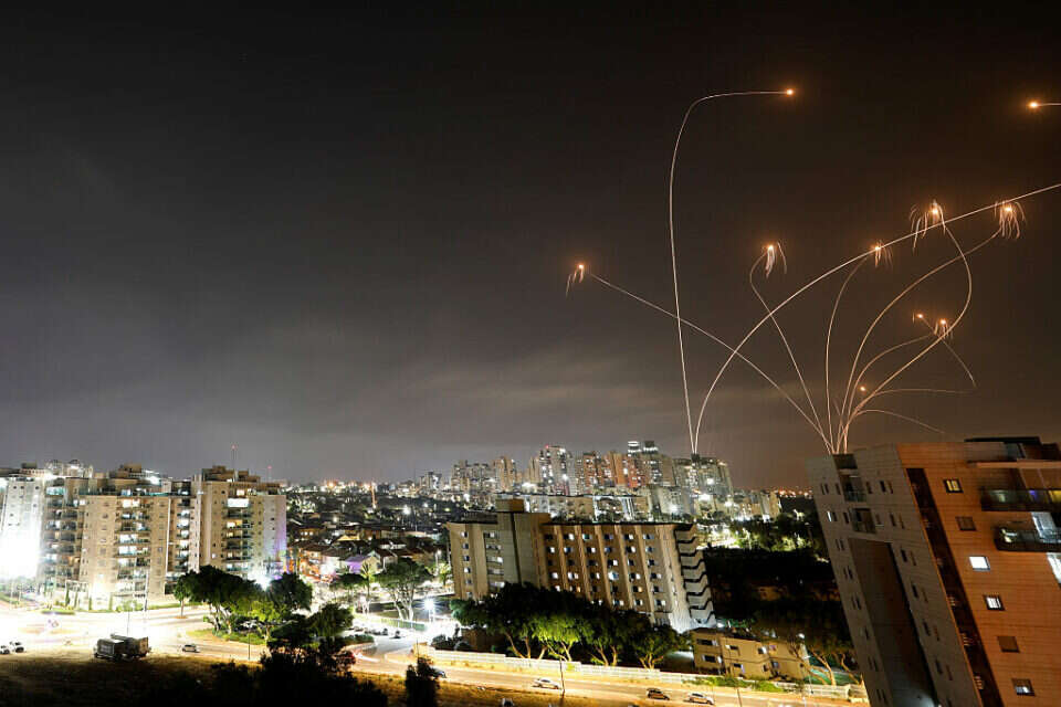 יירוט של כיפת ברזל (ארכיון) , רויטרס