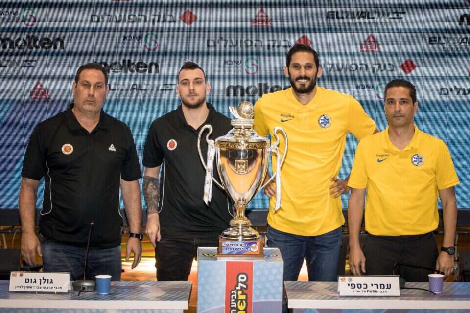 נציגי מכבי ת"א וראשל"צ, אתמול במסע"ת , ספי מגריזו