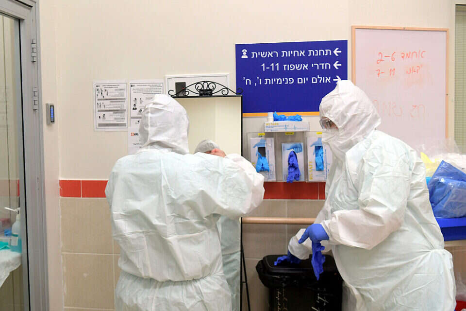 מחלקת הקורונה במרכז הרפואי שמיר (ארכיון) , יוסי זליגר