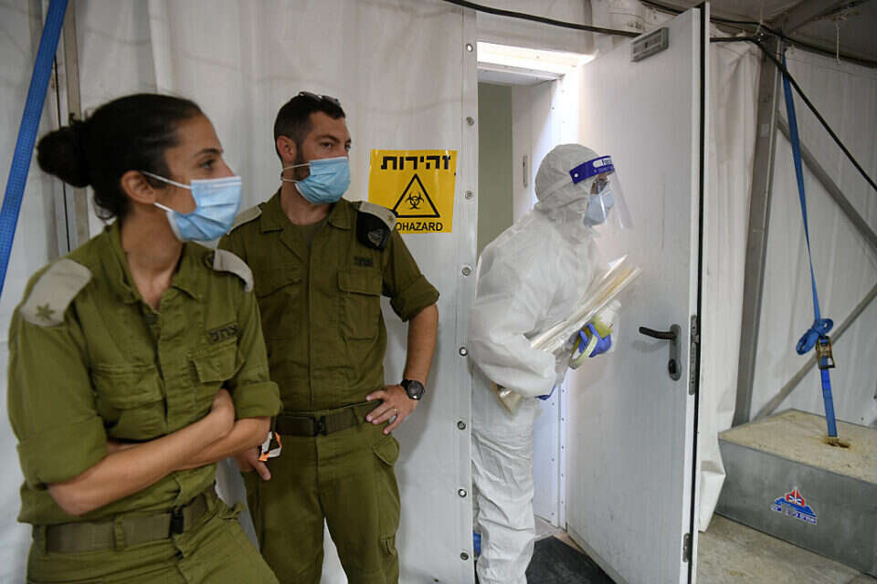 מעבדת קורונה של צה"ל, ארכיון. , יוסי זליגר