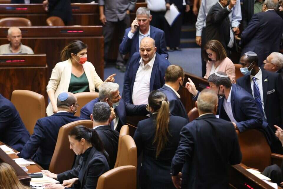 סערה במהלך ההצבעות בכנסת , נועם מושקוביץ, דוברות הכנסת