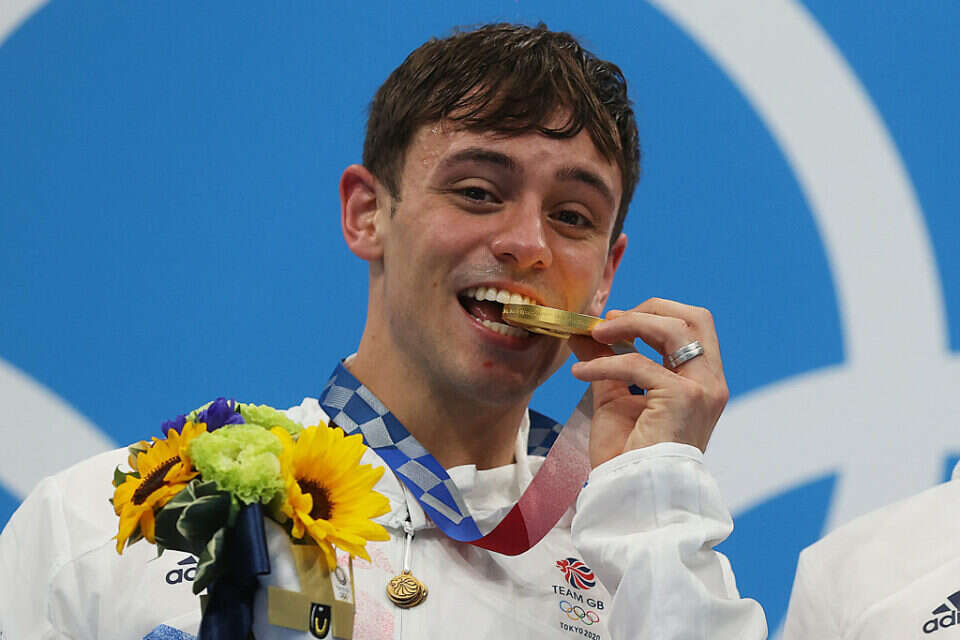 דיילי עם המדליה. רגע גדול , Getty Images