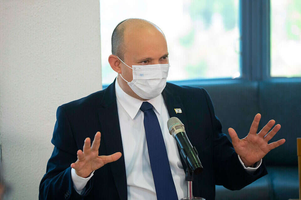 ראש הממשלה נפתלי בנט , אוליבייה פיטוסי, פלאש 90