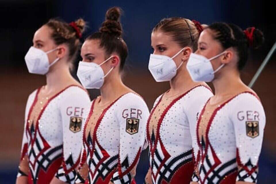 הבגד הוא המסר. נבחרת המתעמלות של גרמניה באולימפיאדת טוקיו , GettyImages