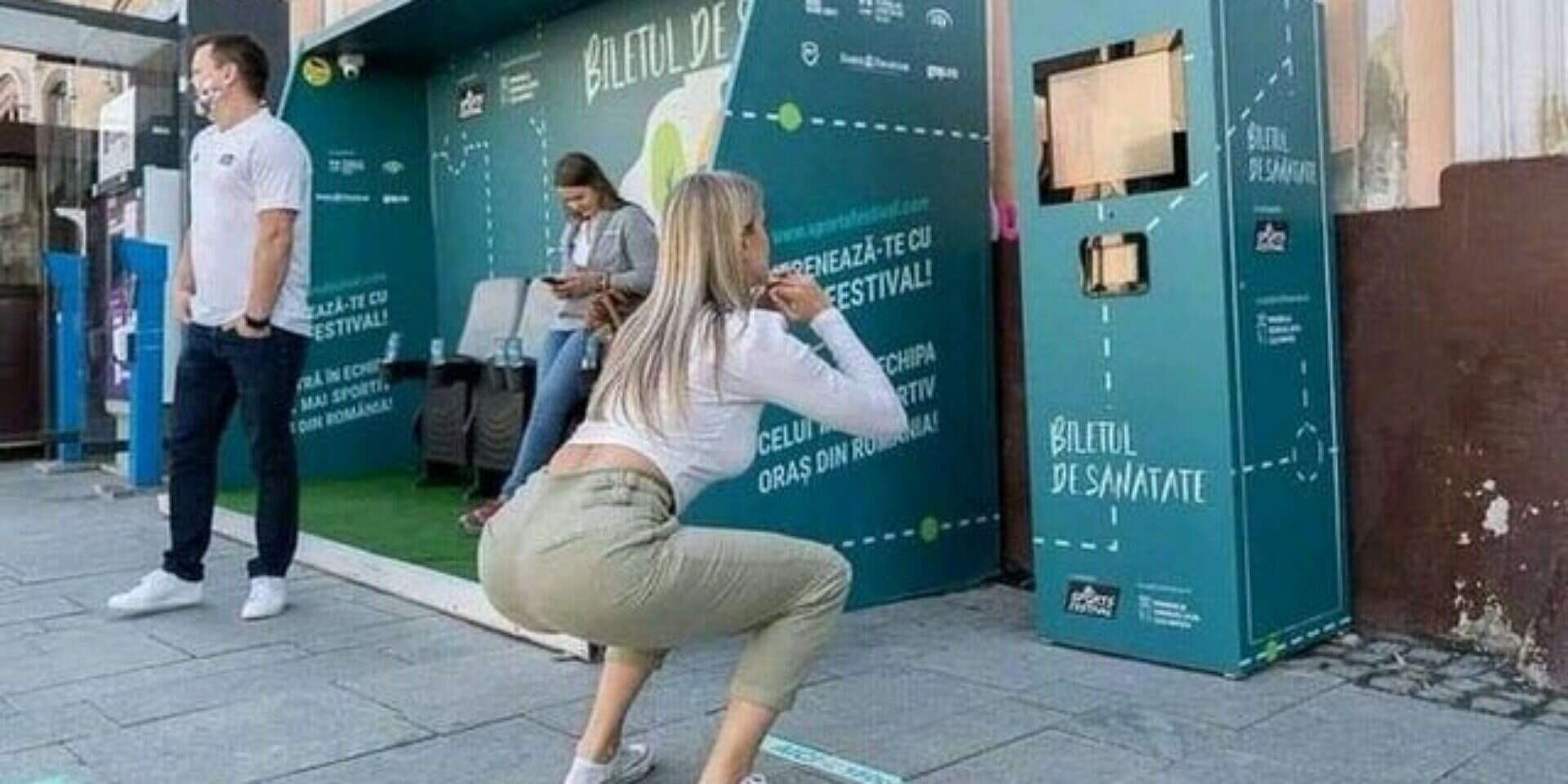 כרטיס חינם לאוטובוס תמורת 20 סקווטים. מיזם בריאותי ברומניה ,