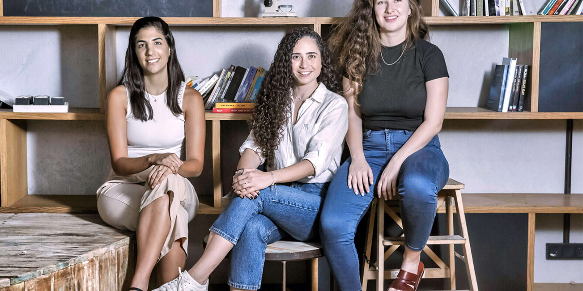 "בקורונה פחדנו לגעת בדברים ולתקשר זה עם זה". מימין: פודולר, חזן וצדוק , יהושע יוסף