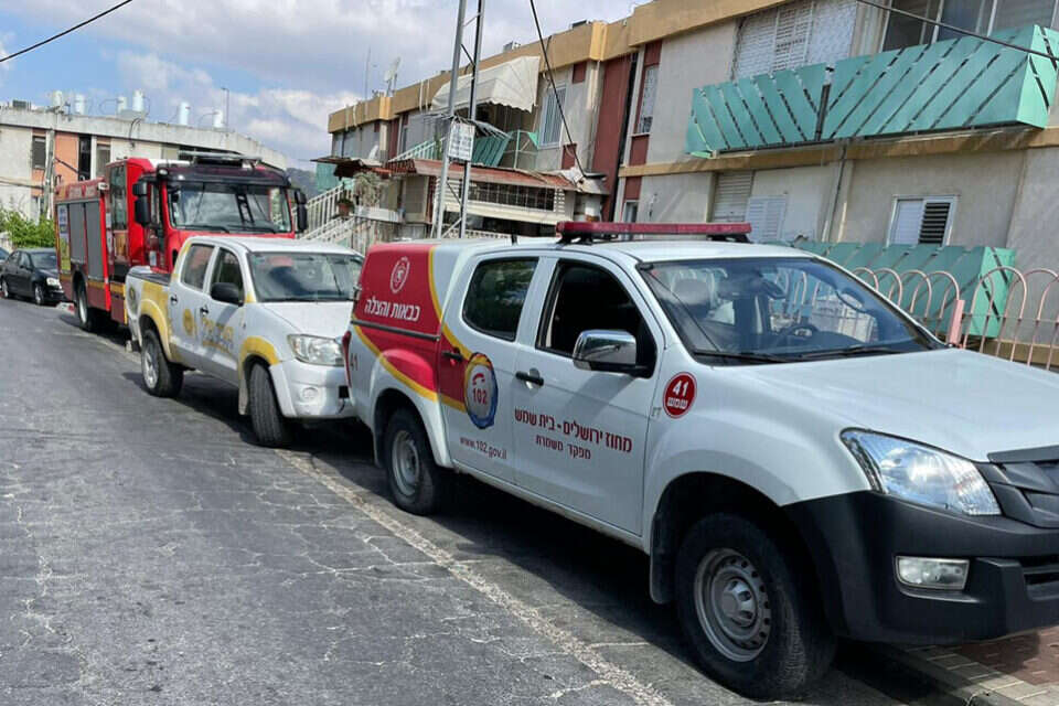 הבניין בבית שמש שפונה מתושביו
, יח"צ נתיב