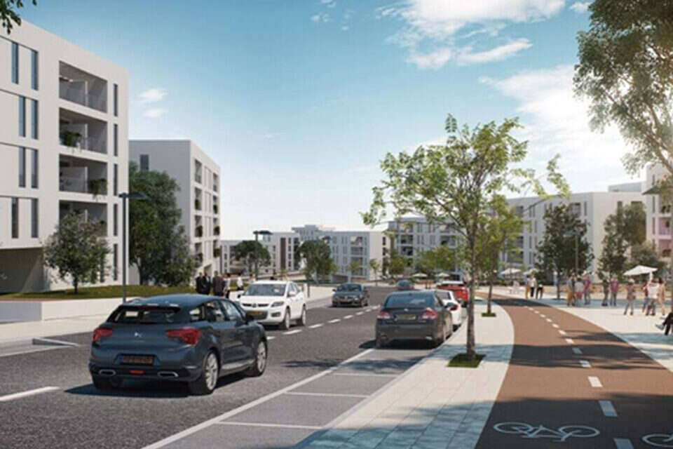 נא להכיר: פסגת רמות. שכונה חדשה בצפון באר שבע , הדמיה: דוד אקרשטיין