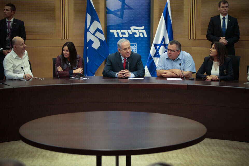 ישיבת סיעת הליכוד (ארכיון)  , אורן-בן-חקון