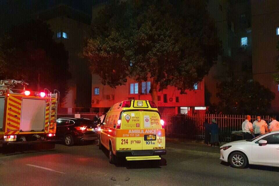 השריפה בנתניה , מד"א