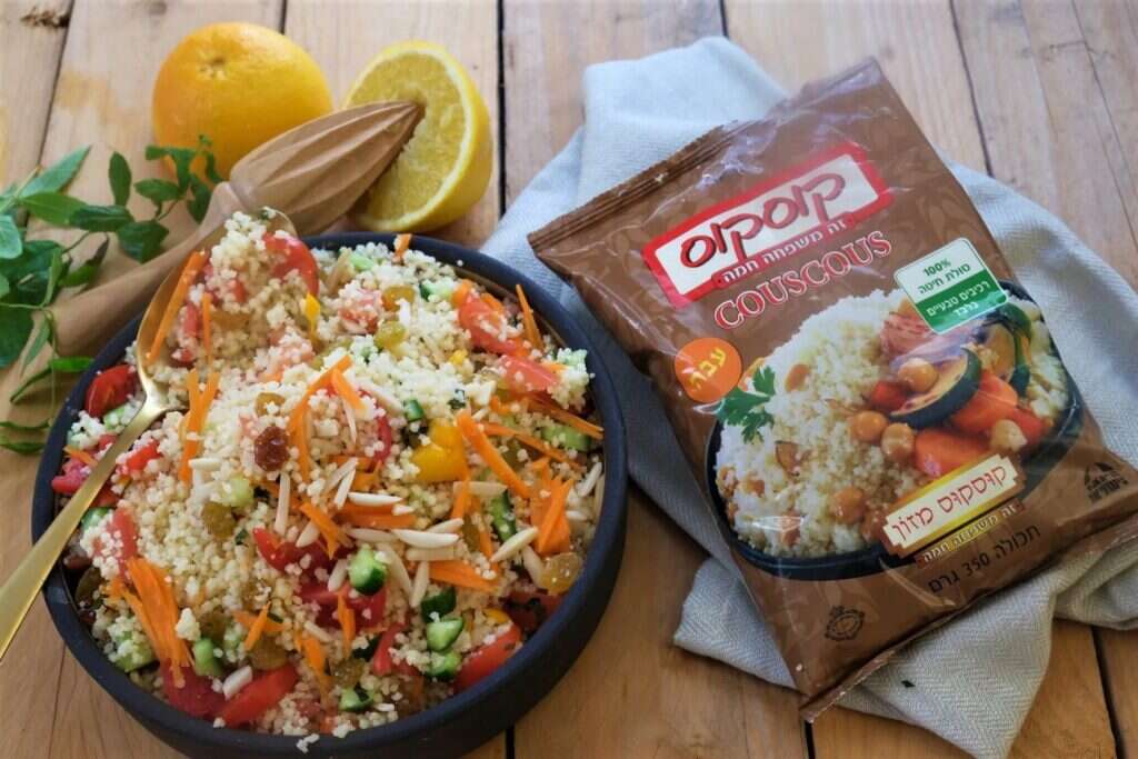 סלט קוסקוס, צילום: מיכל לוי אלחלל