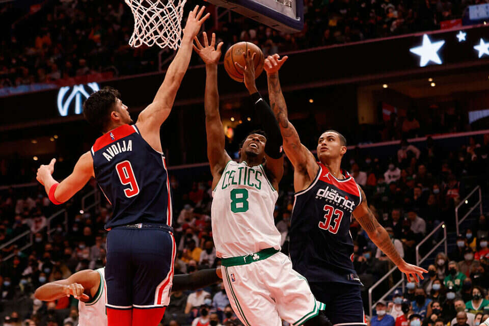 דני אבדיה מול ג'ייסון טייטום , USA TODAY Sports
