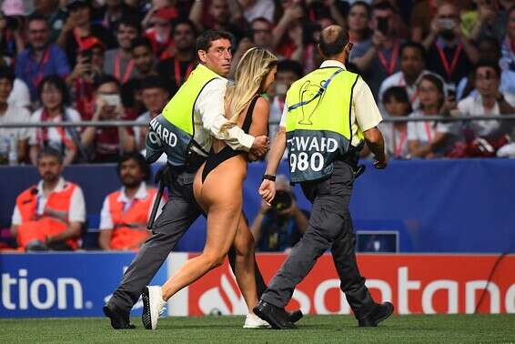 קינסי וולנסקי ברגע השיא של חייה, לפני שנתיים במדריד // צילום: אי-פי