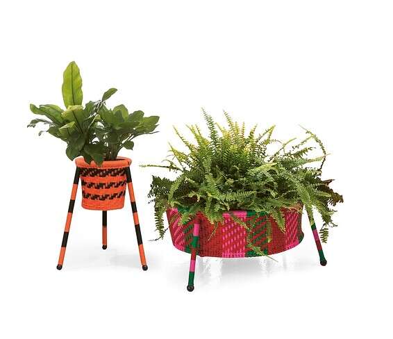 עציצים צבעוניים, JARDIN SUSPENDU, טולמנ'ס