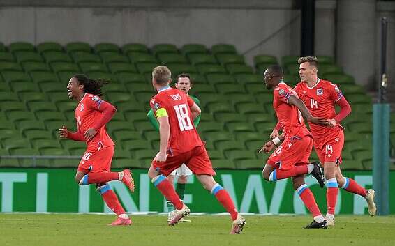 נבחרת לוקסמבורג חוגגת מול אירלנד. משהו השתנה // צילום: אי-פי