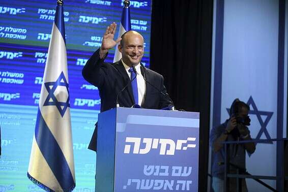 ח"כ נפתלי בנט בערב הבחירות, בשבוע שעבר // צילום: יוסי זליגר